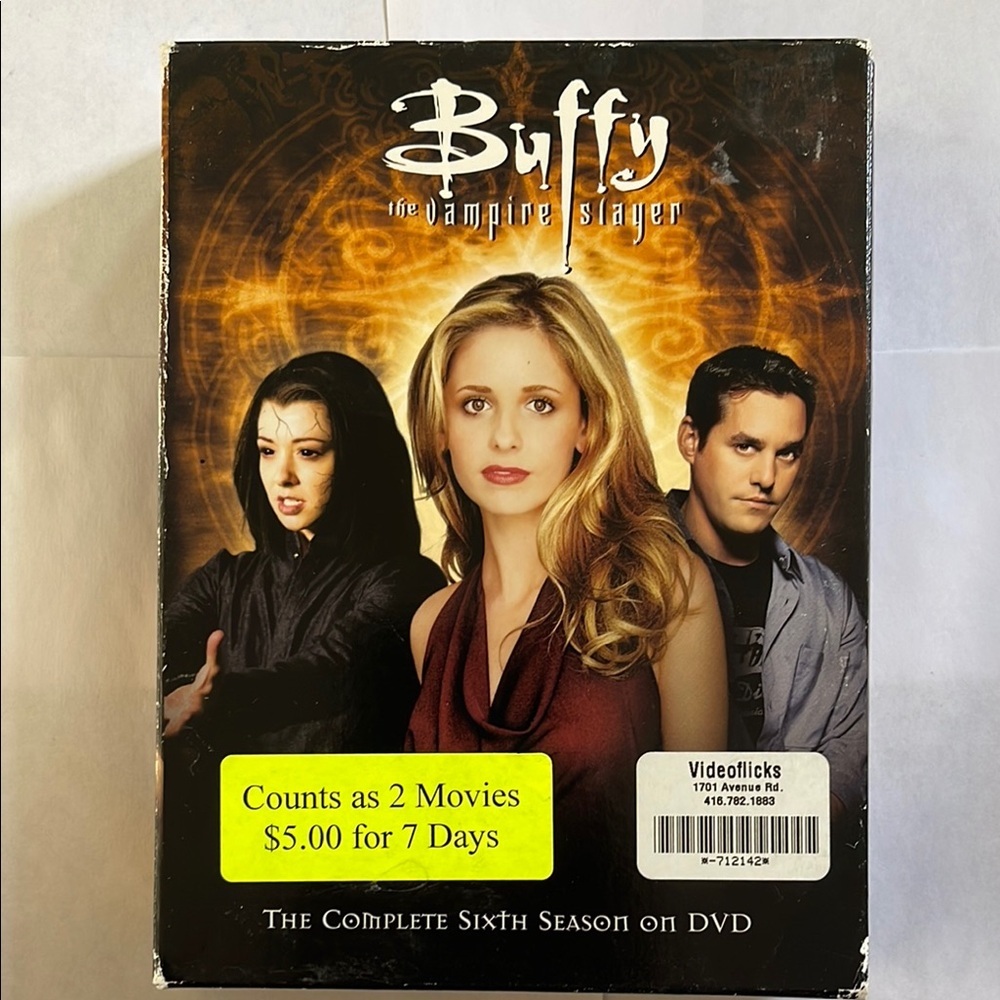 Buffy the Vampire Slayer DVD complete 6th season